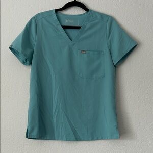 Figs Teal Scrub Set